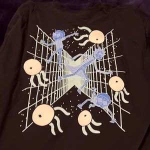 Adult Swim Rick and Morty long sleeve black cotton T-shirt, NWT, size XL